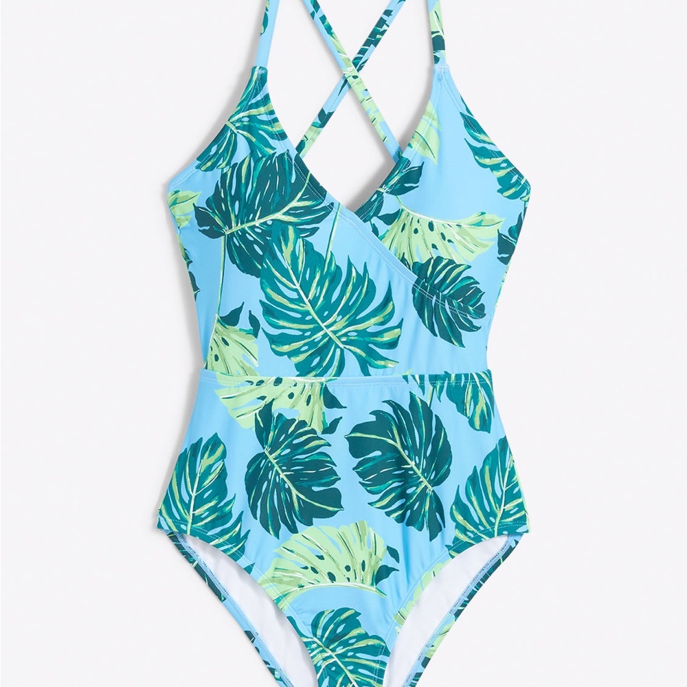 NWT - Draper James One Piece Swimsuit in Monstera Floral